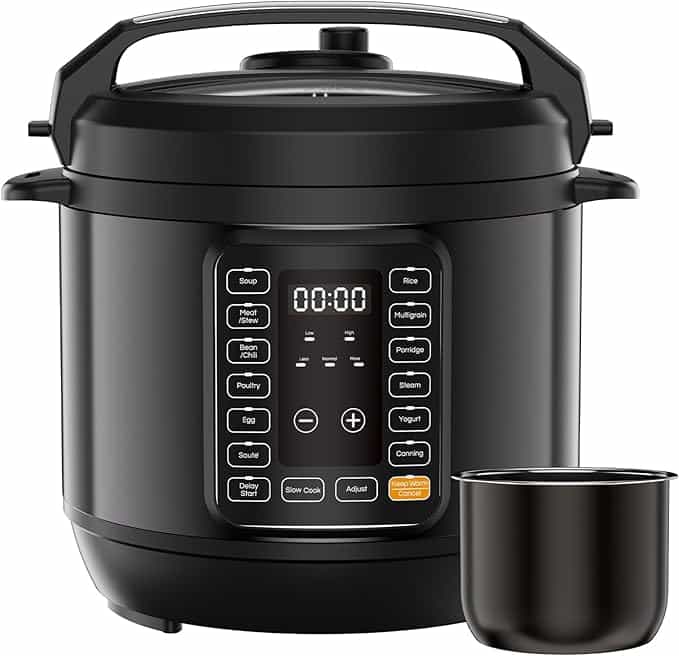  Electric Pressure Cooker with Temperature Probe 6-in-1