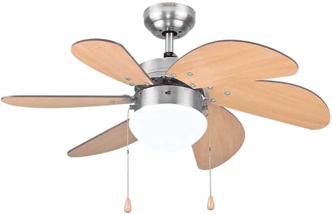 Ventilador de Techo con Luz Led y 3 Velocidades
